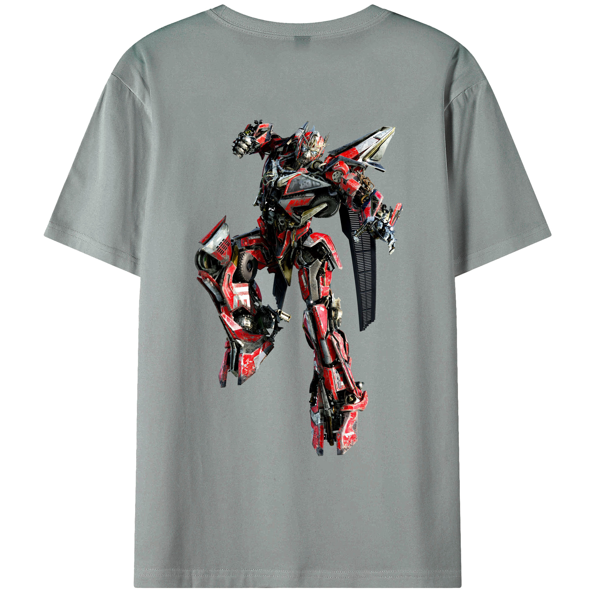 （画像用）  綿100％ メンズ半袖Tシャツ（バックプリント） 通気性